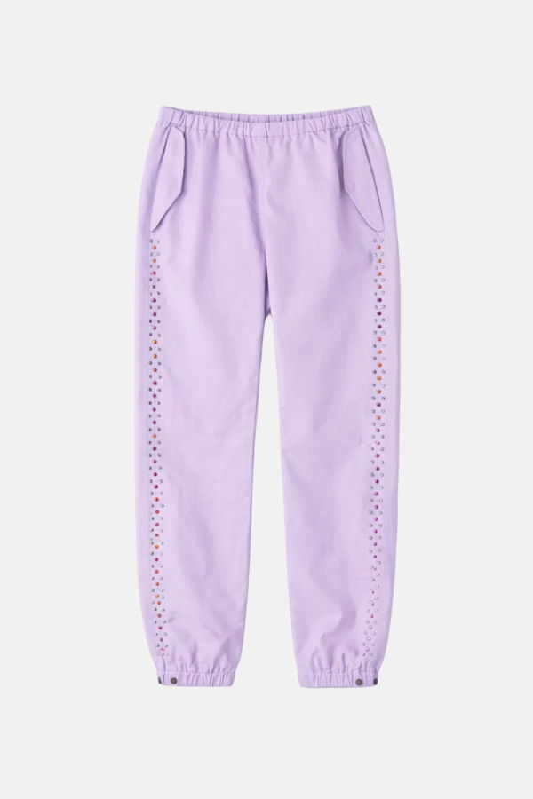 The Tile Club Justine Parachute Pant Studded Pant