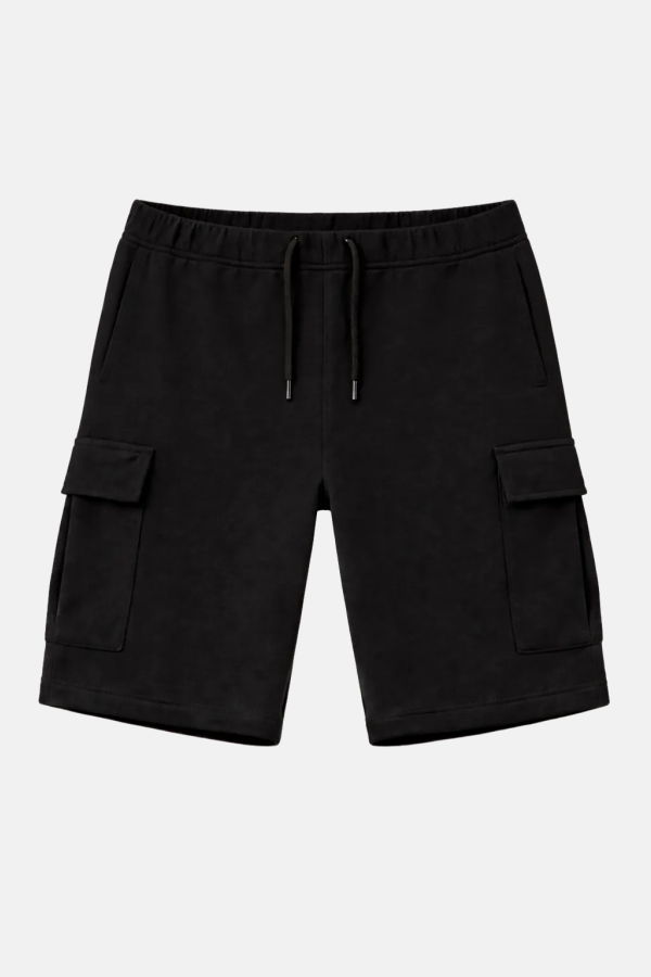 Blue&Cream Vandam Cargo Shorts - Black