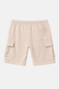 Blue&Cream Vandam Cargo Short - Oatmeal Heather - Thumbnail 2