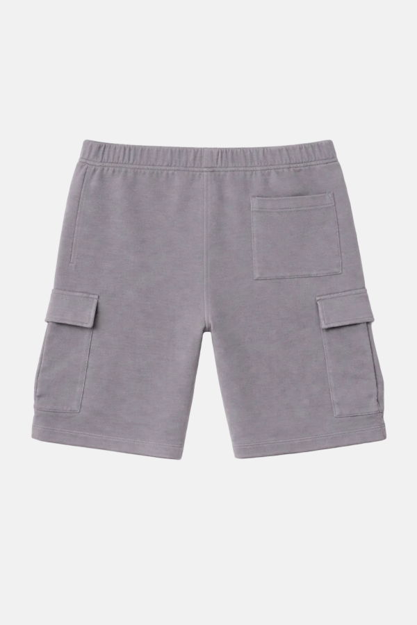 Blue&Cream Vandam Cargo Short - Pale Grey