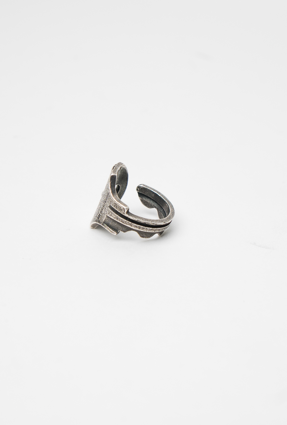 Ann Demeulemeester Key Shaped Ring - Silver | Garmentory