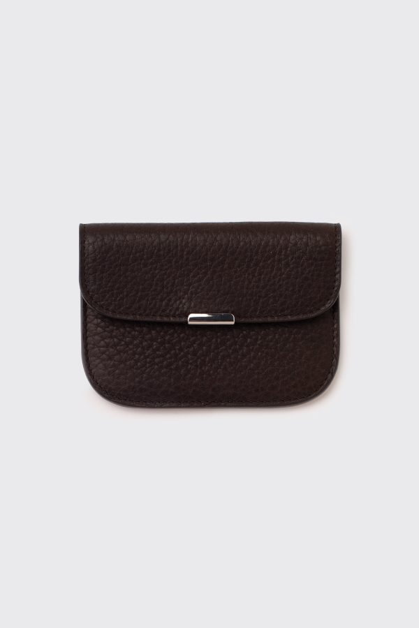 Lemaire Soft Tab Card Holder - Brown