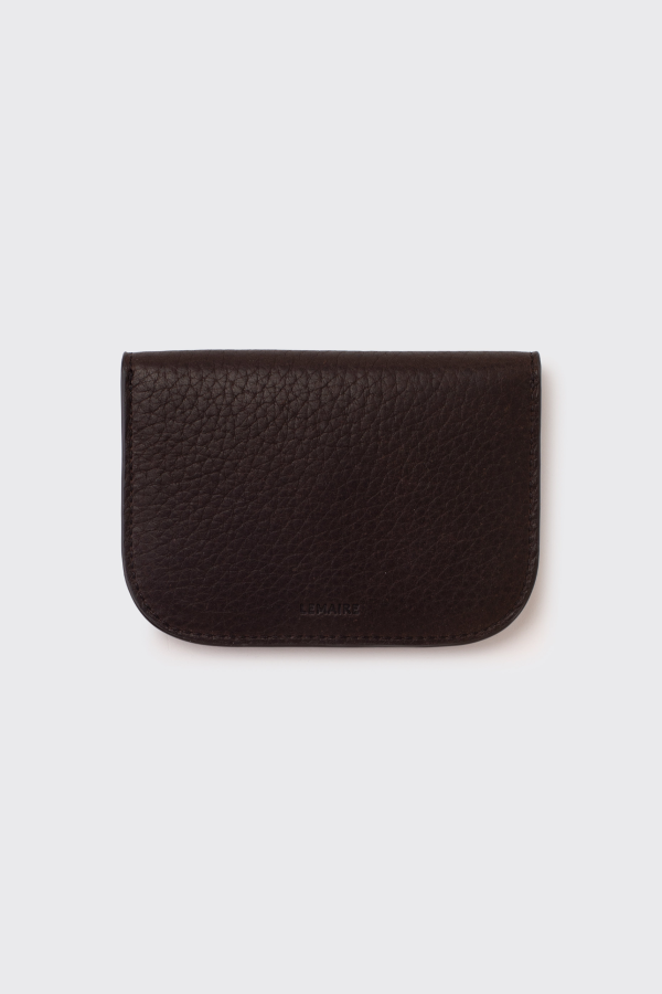 Lemaire Soft Tab Card Holder - Brown