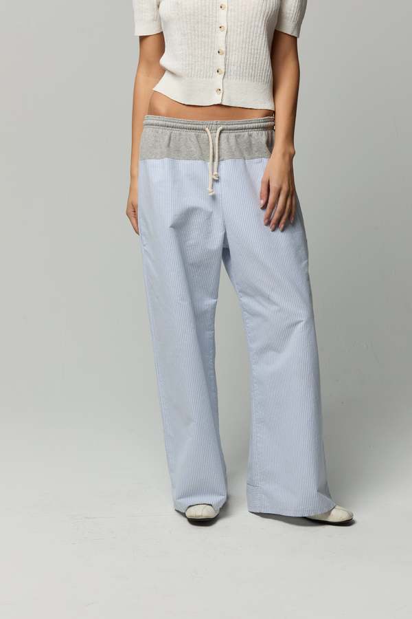 Asher Cory Pant in Poplin Stripe Pants Asher Cory Pant in Poplin Stripe Pants