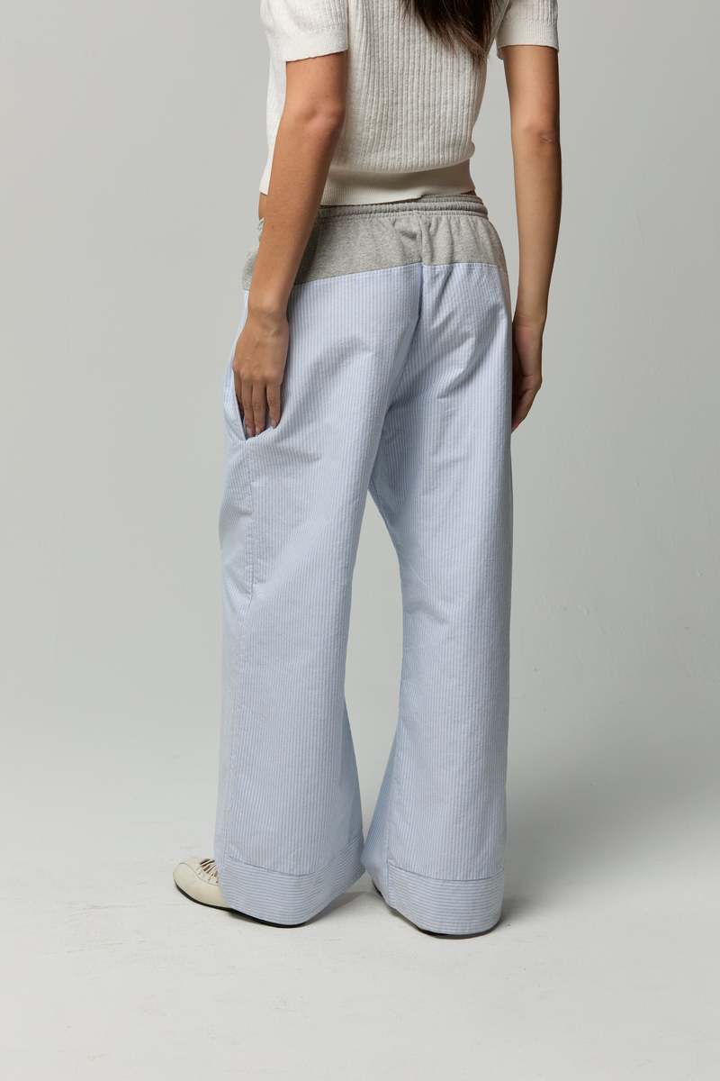 Asher Cory Pant in Poplin Stripe Pants
