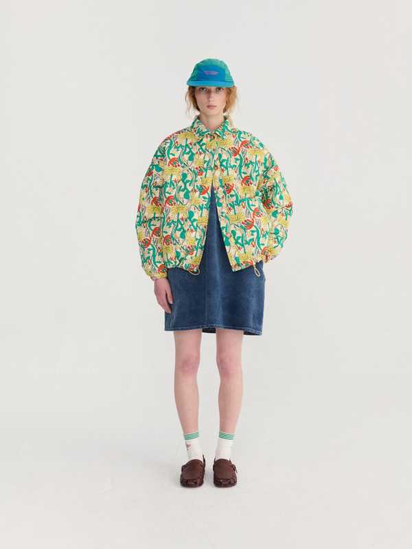 Bobo Choses Quilted Jacket - Herbalist Pattern Jacket