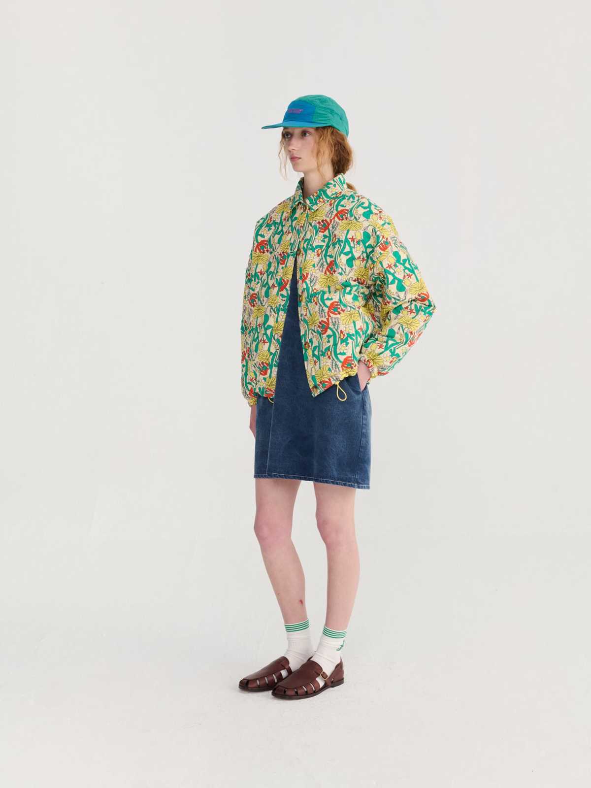 Bobo Choses Quilted Jacket - Herbalist Pattern Jacket - Image 2 of 5