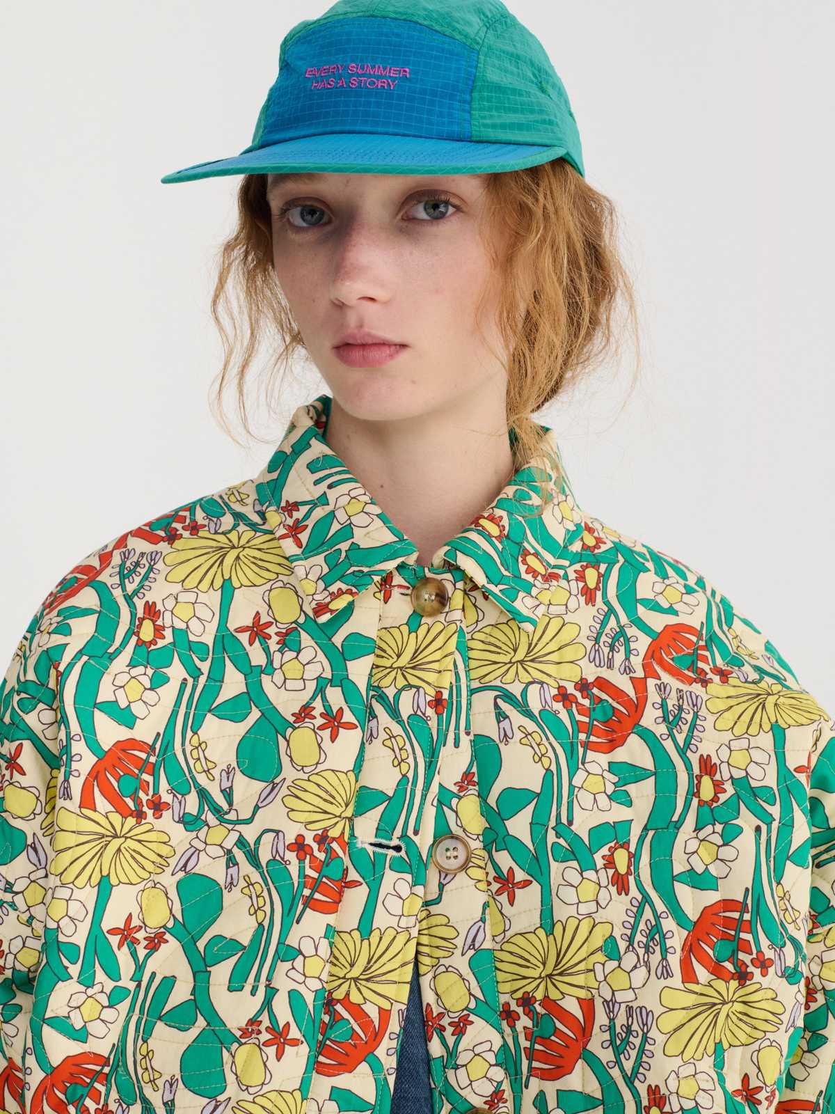 Bobo Choses Quilted Jacket - Herbalist Pattern Jacket - Image 3 of 5