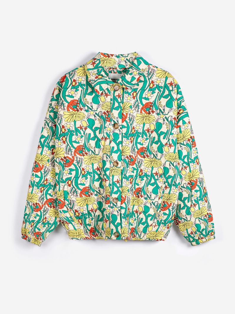 Bobo Choses Quilted Jacket - Herbalist Pattern Jacket