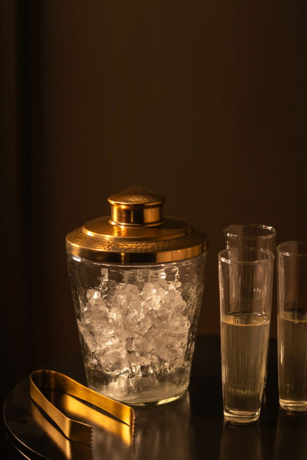 The Collective Home Pebbled Ice Bucket Set