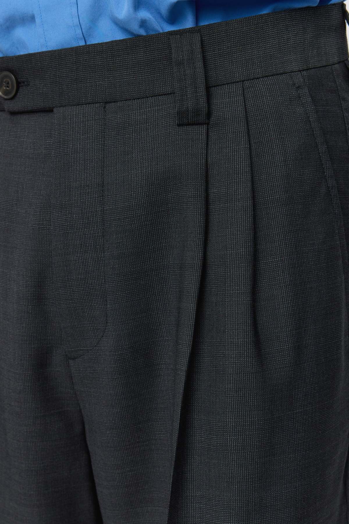 mfpen Classic Trousers - Grey Check - Image 4 of 4