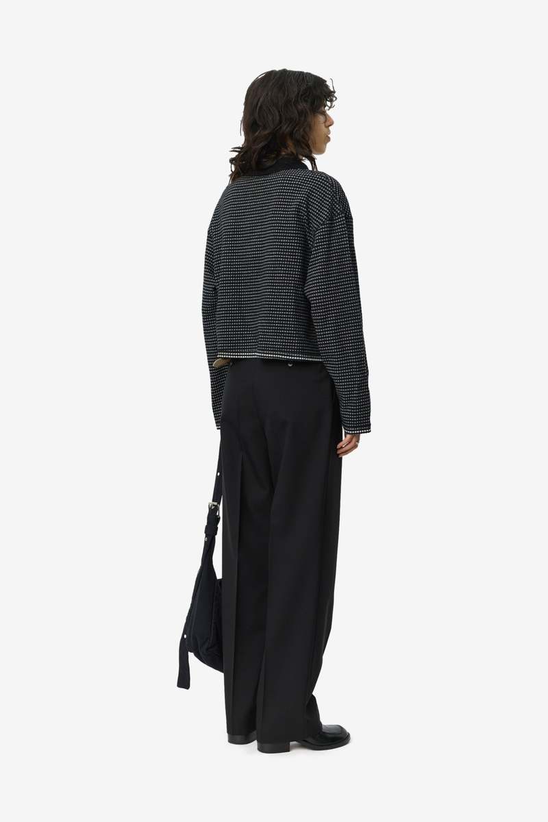 mfpen Cropped LS Polo Top