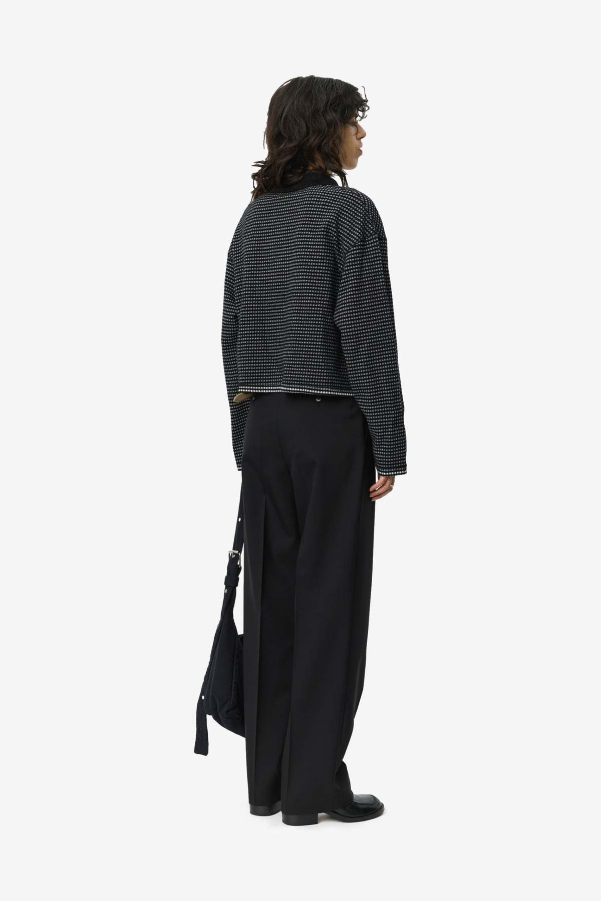 mfpen Cropped LS Polo Top - Image 3 of 5