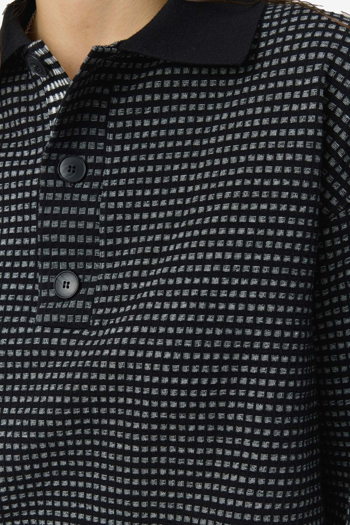 mfpen Cropped LS Polo Top - Image 5 of 5