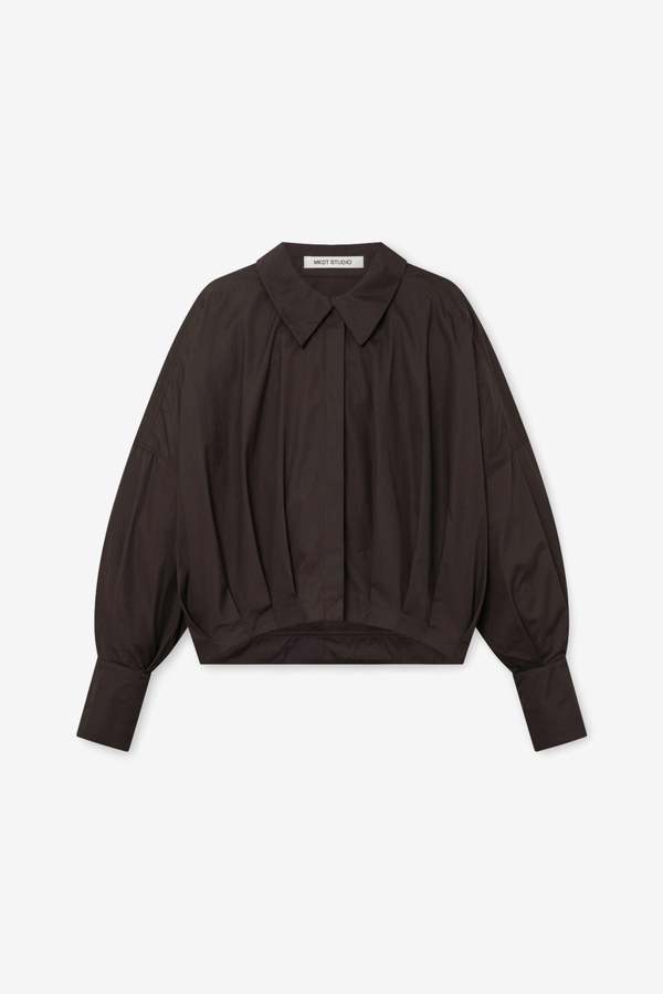 MKDT Saina Signature Poplin Top - After Dark
