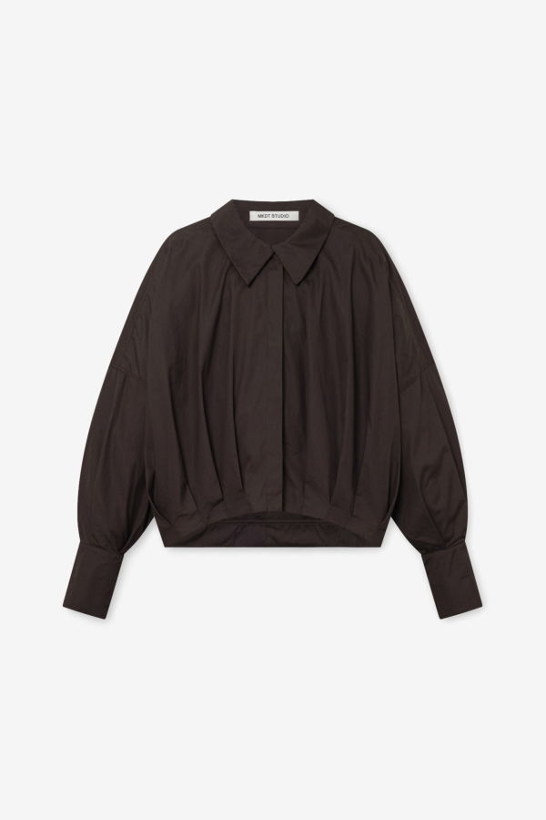MKDT Saina Signature Poplin Top - After Dark