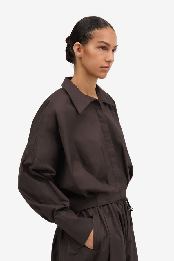 MKDT Saina Signature Poplin Top - After Dark