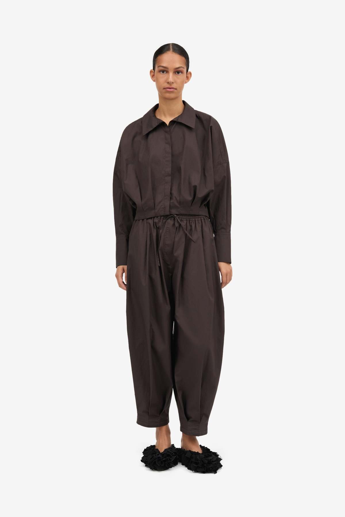 MKDT Saina Signature Poplin Top - After Dark - Image 3 of 5