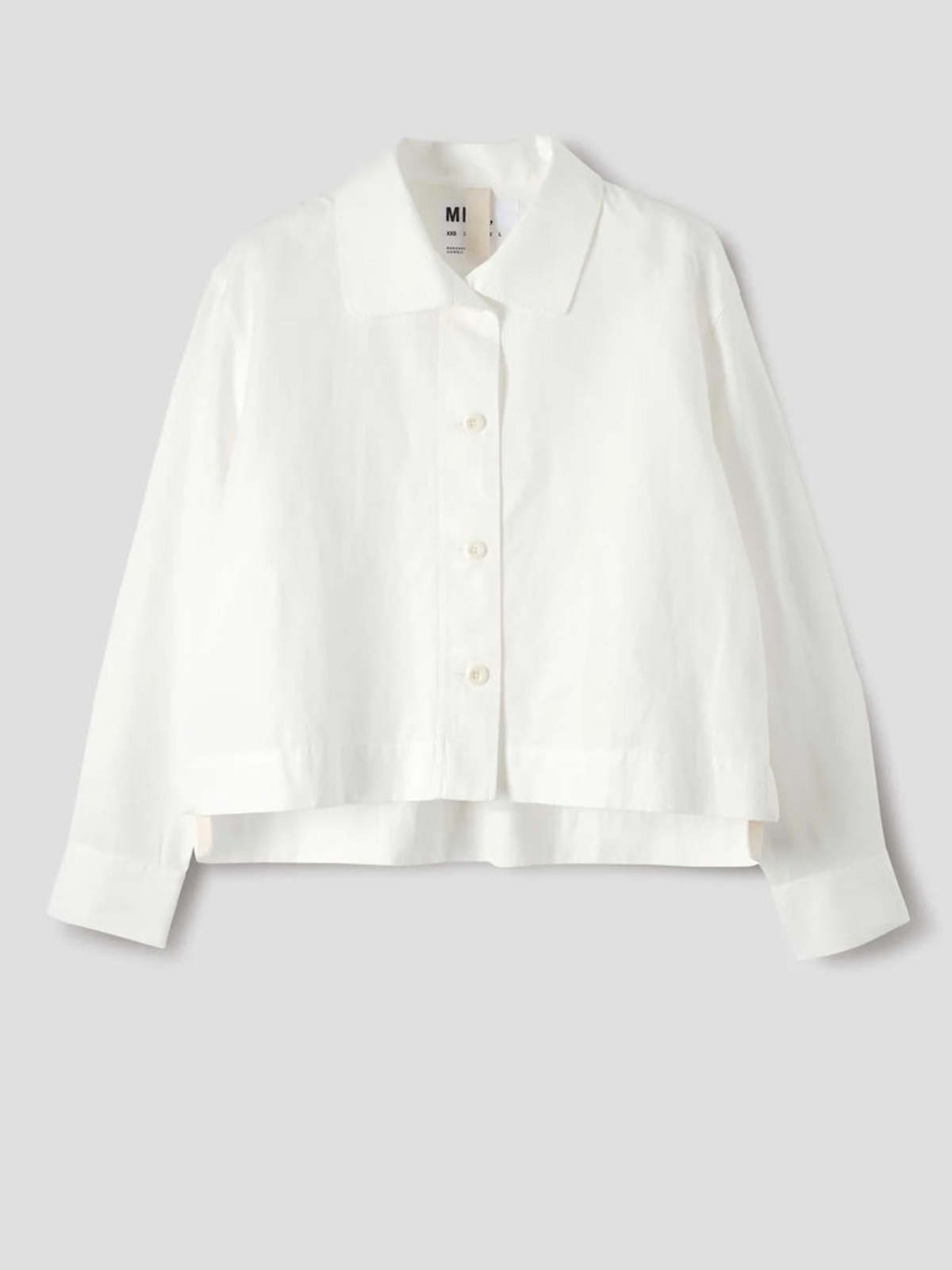 MHL by Margaret Howell Asymmetric Round Collar Shirt - Image 2 of 5