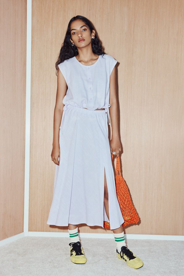 Eve Gravel Hortensia Skirt - Lilas