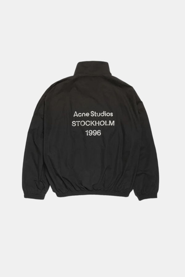 Acne Studios Black Washed Logo Jacket