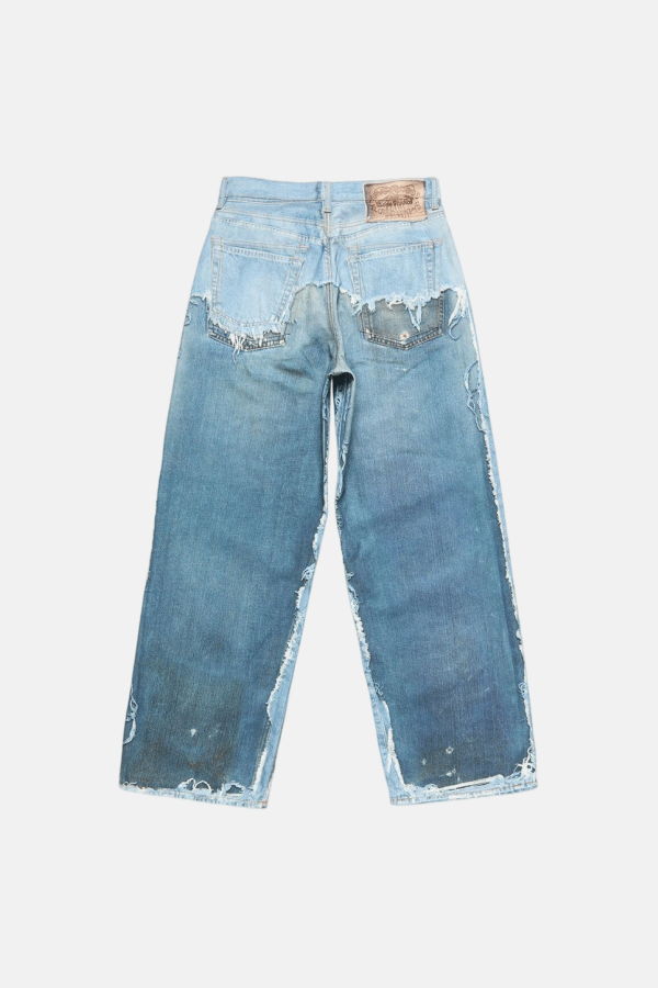 Acne Studios Trompe-l’Œil Jeans - Mid Blue