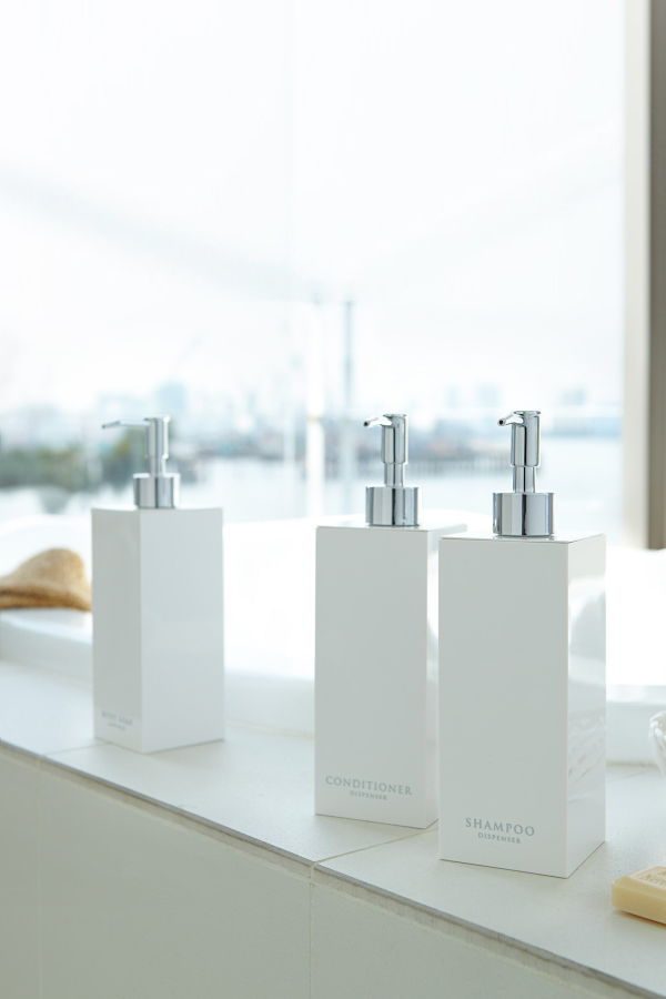 Yamazaki Home Square Shower Dispenser - Three Styles