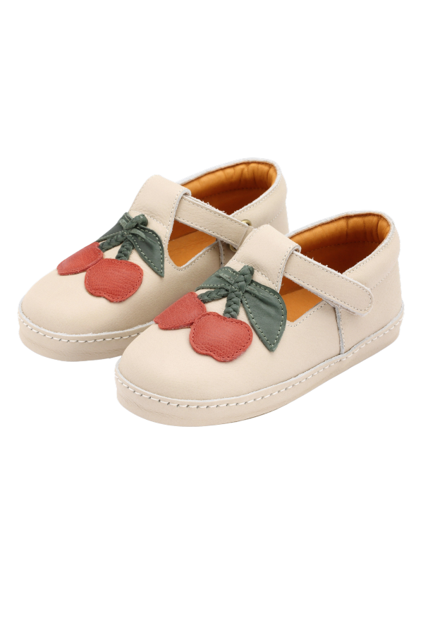 KIDS Donsje Bowi Shoes - Red Clay Leather