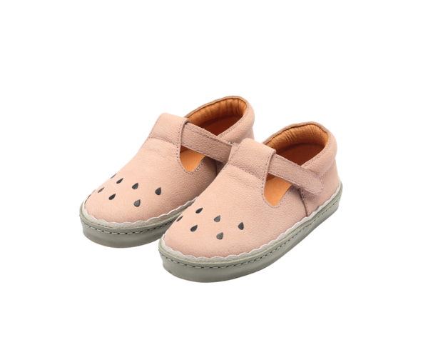 KIDS Donsje Bowi Watermelon Shoes - Coral Betting Leather