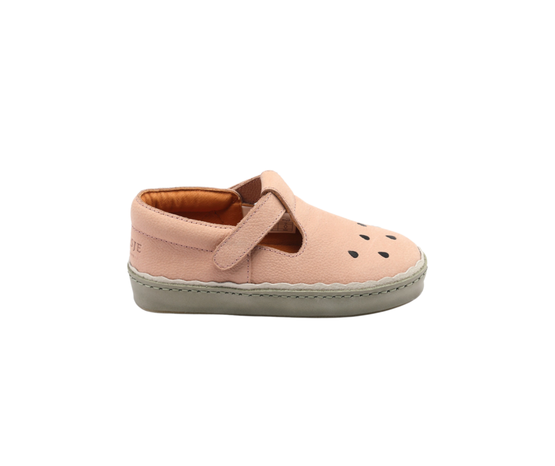 KIDS Donsje Bowi Watermelon Shoes - Coral Betting Leather