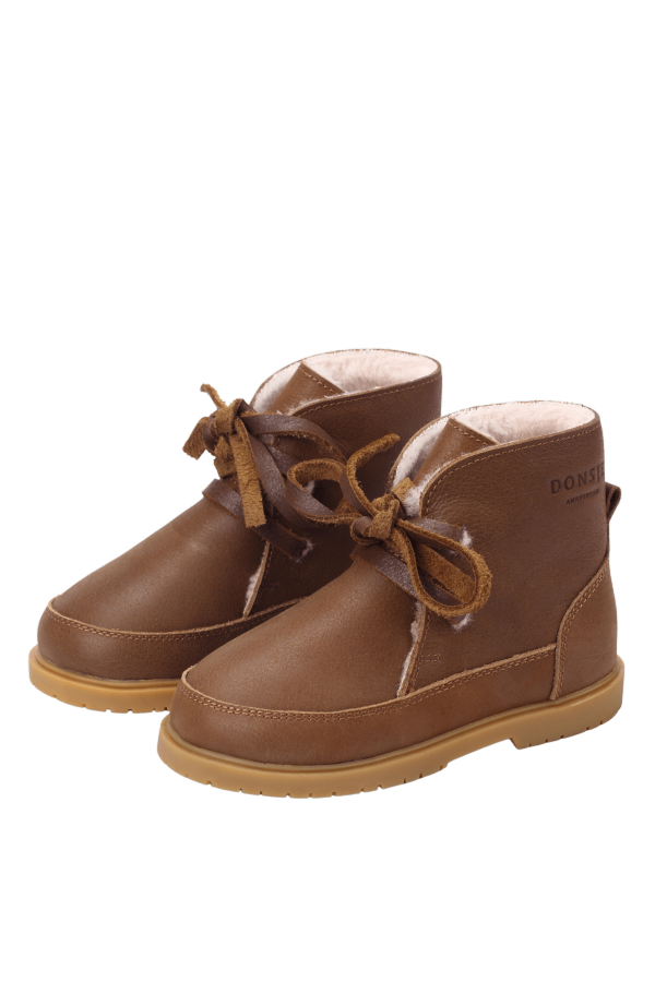 KIDS Donsje Buddy Boots Boots - Forest Green Leather