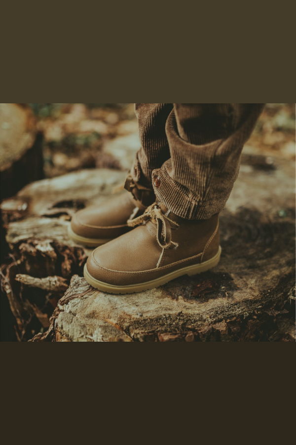 KIDS Donsje Buddy Boots Boots - Forest Green Leather