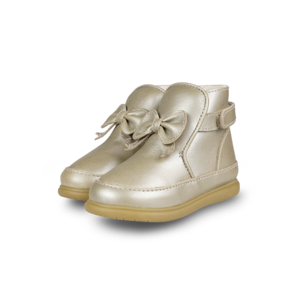 KIDS Donsje Cemilla Shoes - Champagne Metallic Leather KIDS Donsje Cemilla Shoes - Champagne Metallic Leather