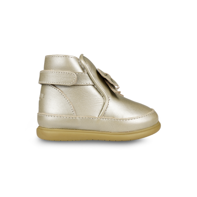KIDS Donsje Cemilla Shoes - Champagne Metallic Leather