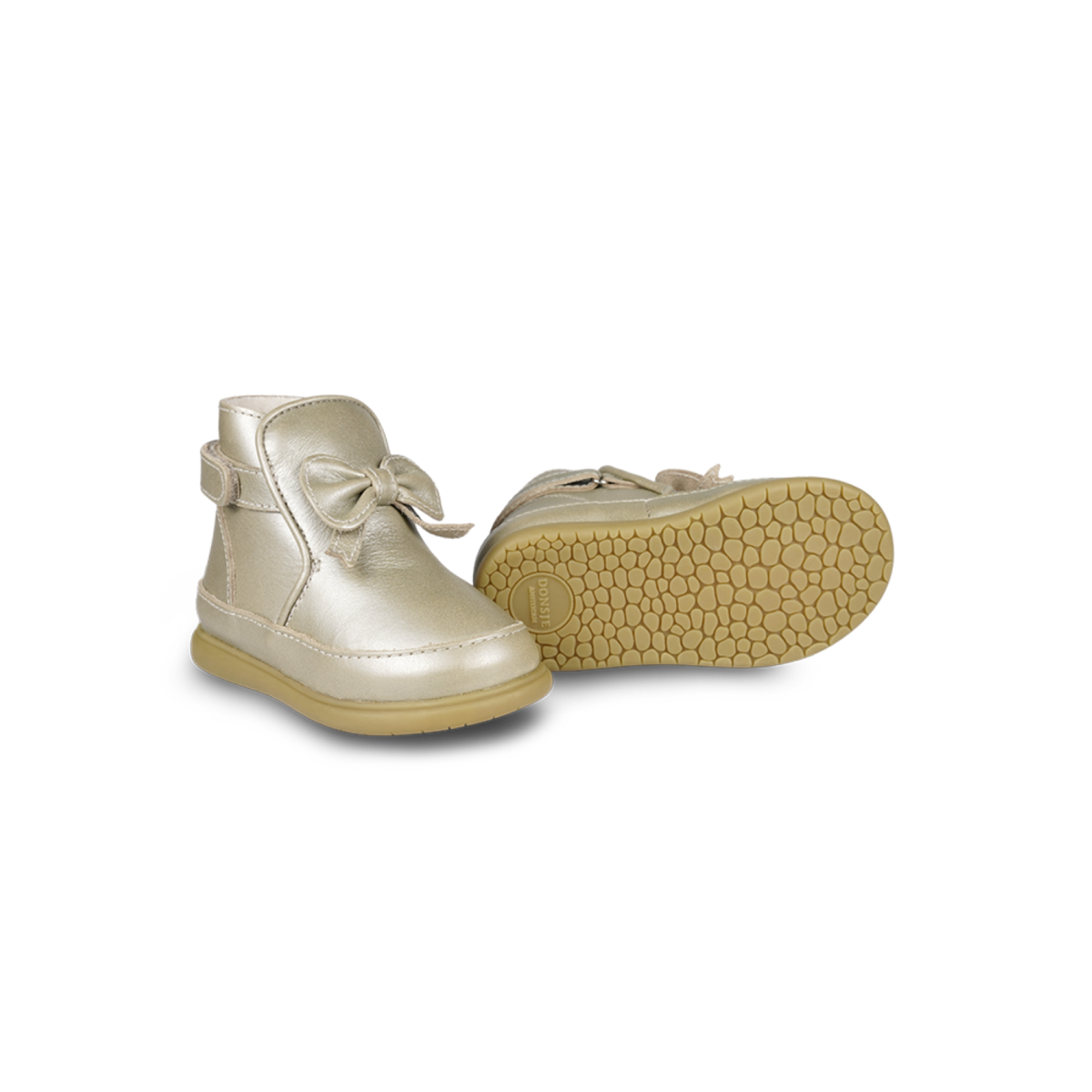 KIDS Donsje Cemilla Shoes - Champagne Metallic Leather - Image 5 of 5