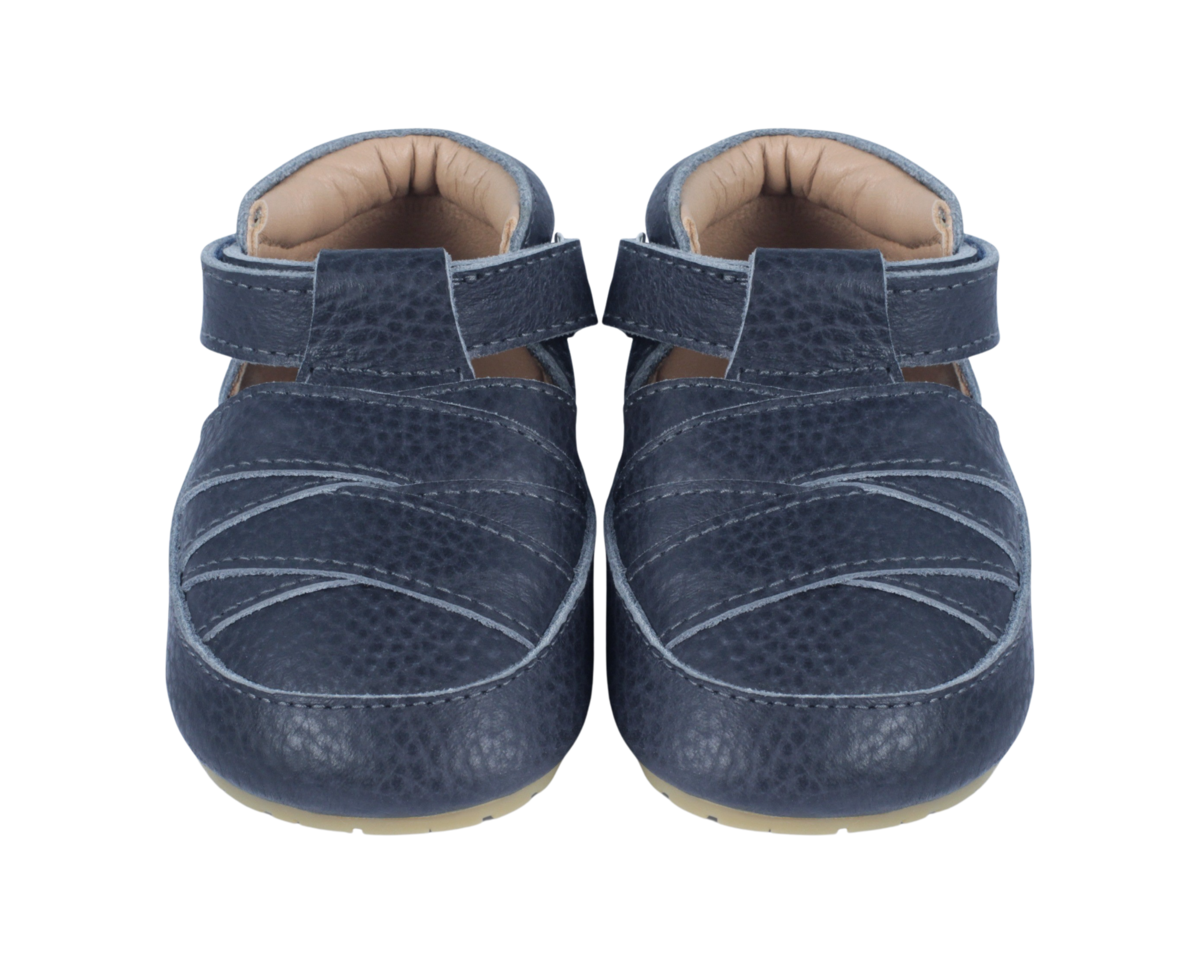 KIDS Donsje Didier Shoes - Petrol Grain Leather - Image 1 of 5