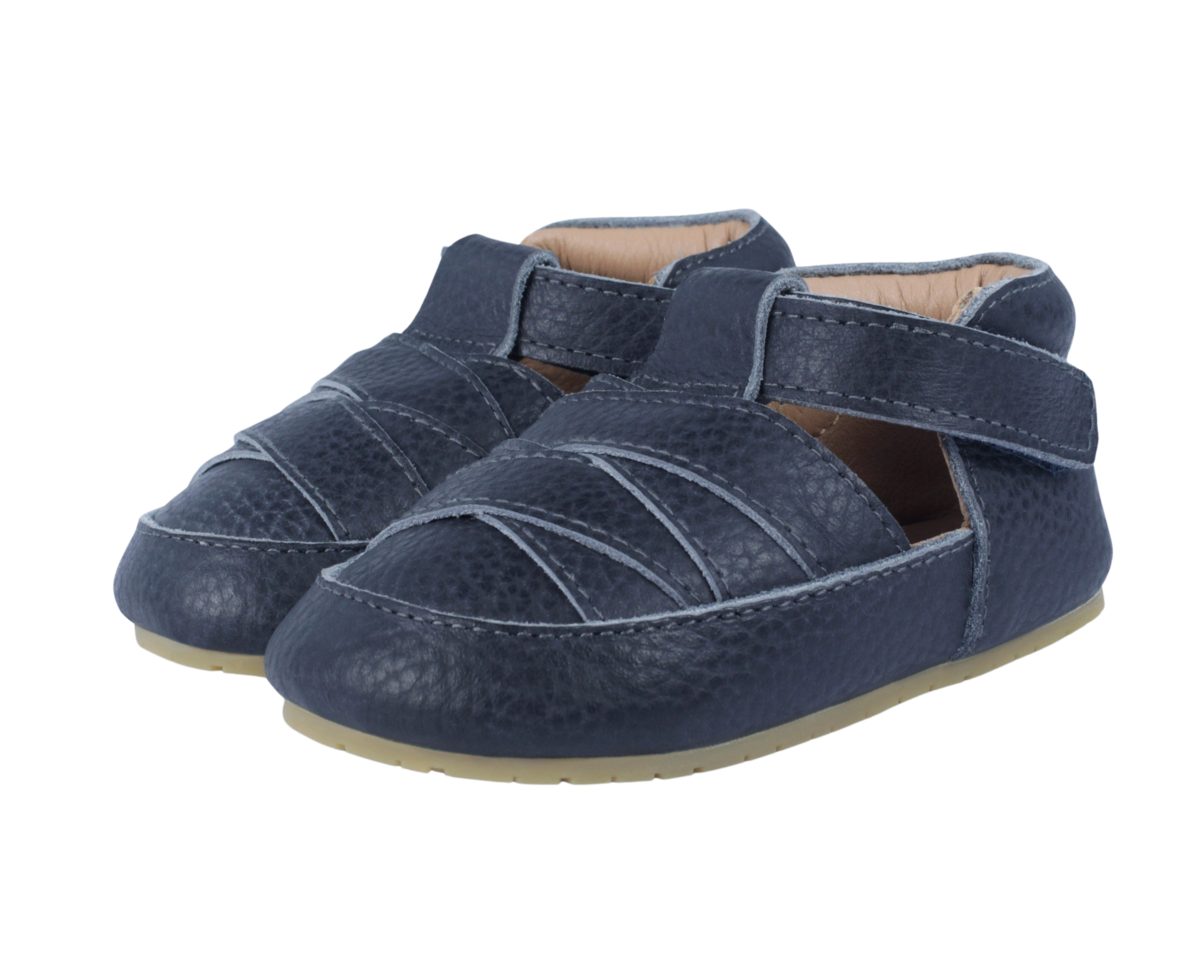 KIDS Donsje Didier Shoes - Petrol Grain Leather - Image 2 of 5