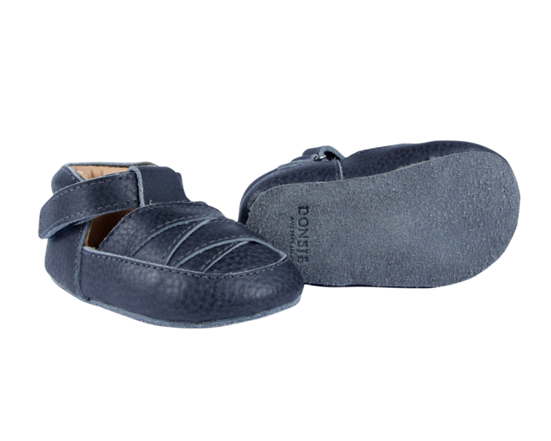 KIDS Donsje Didier Shoes - Petrol Grain Leather