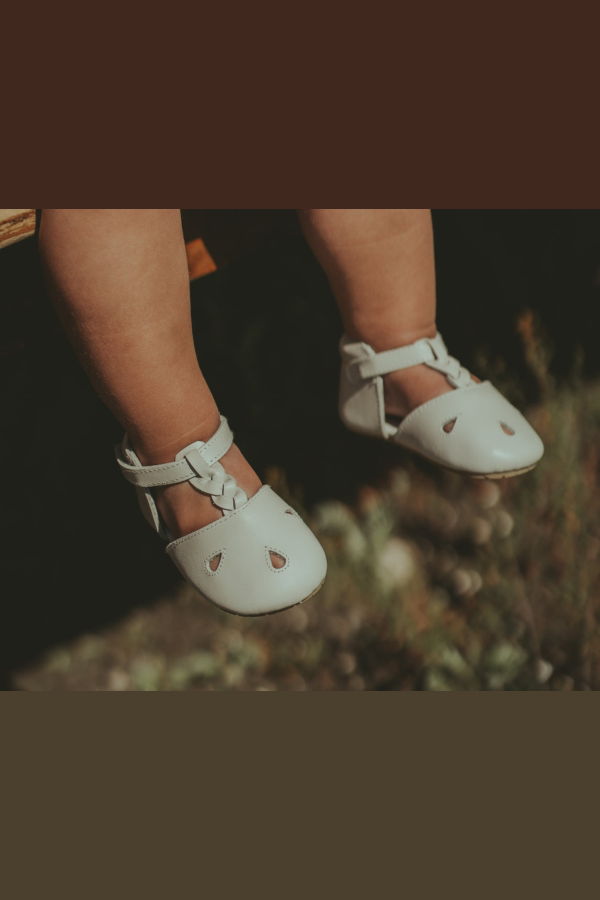 KIDS Donsje Dudu Shoes - Off White Leather