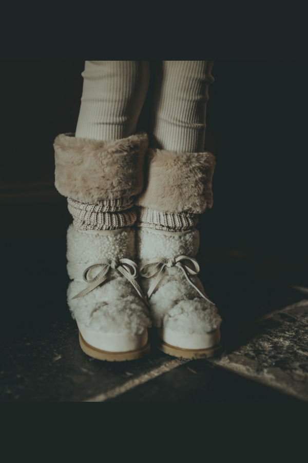 KIDS Donsje Gina Leg Warmers - Light Teddy