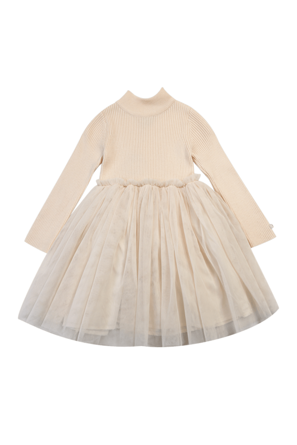 KIDS Donsje Lotus Dress - Misty Rose
