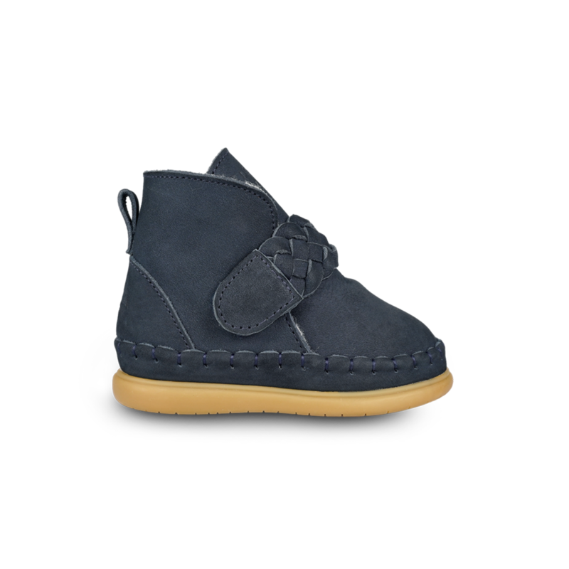 KIDS Donsje Marcou Shoes - Navy Nubuck