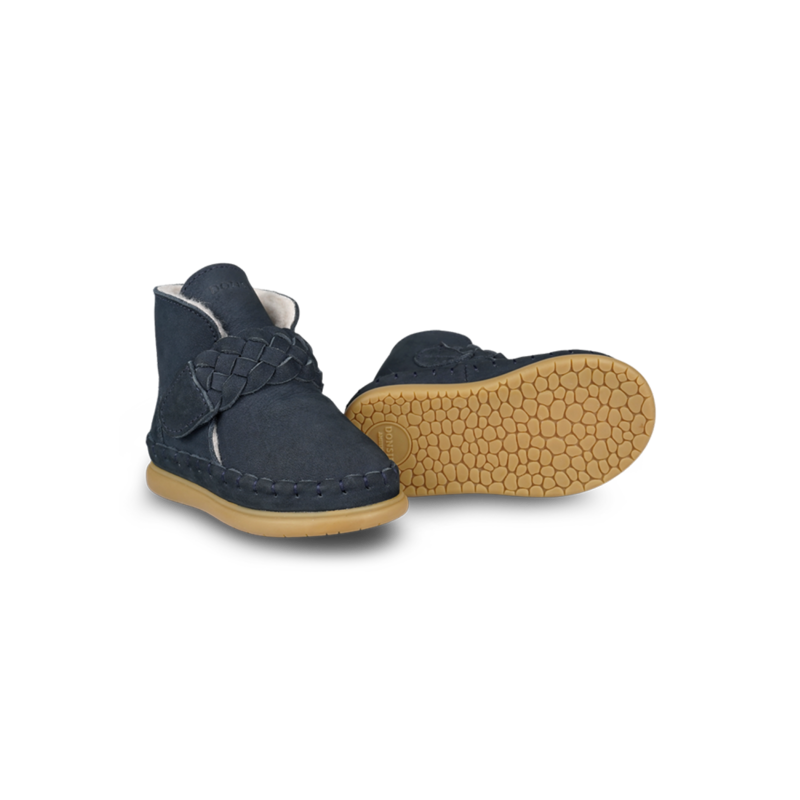KIDS Donsje Marcou Shoes - Navy Nubuck