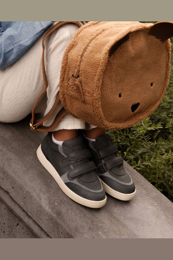 KIDS Donsje Meyo Sneakers - Petrol Leather