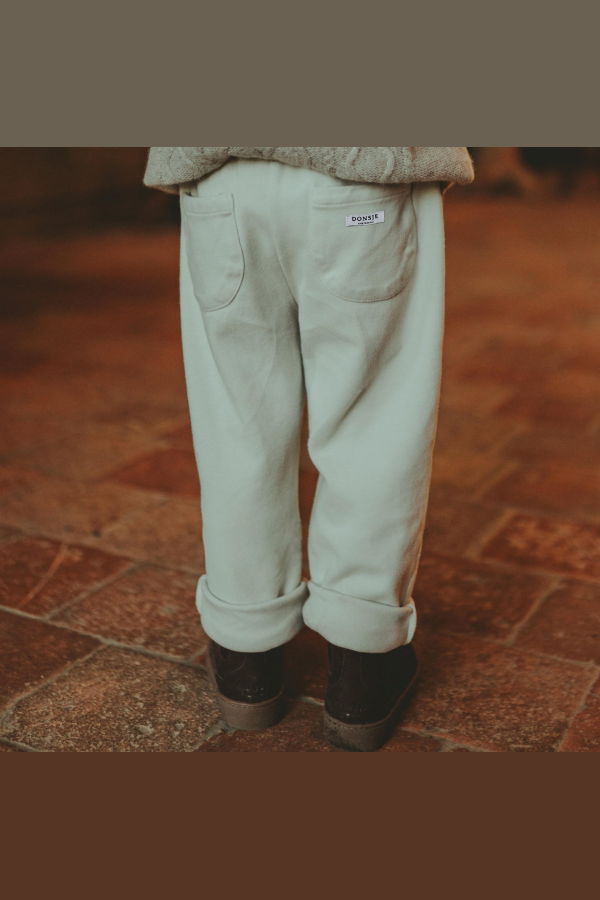 KIDS Donsje Qohle Trousers - Arctic Ivory
