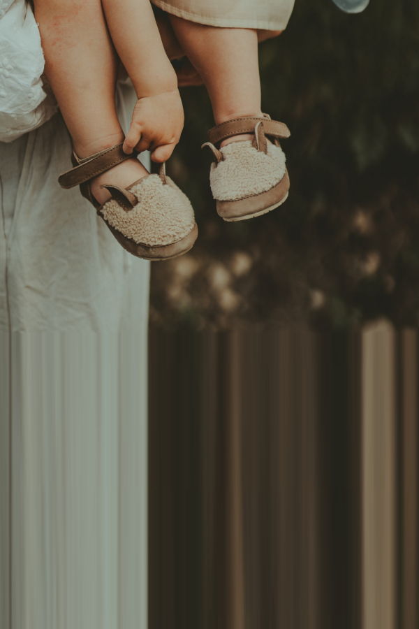 KIDS Donsje Romi Alpaca Sandals - Truffle Nubuck