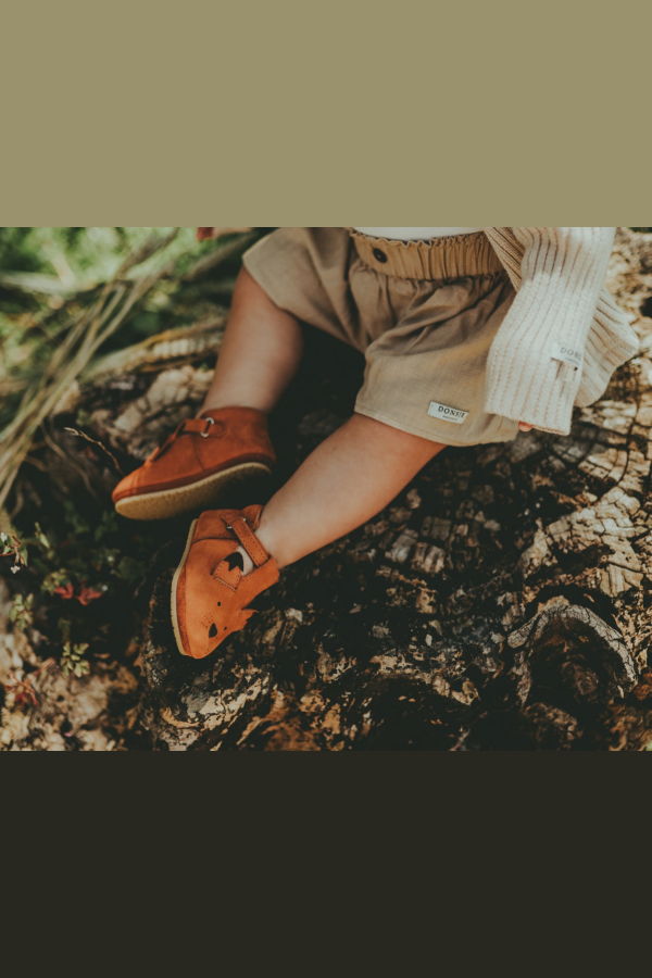 KIDS Donsje Spark Classic Fox Baby Shoes - Maple Nubuck