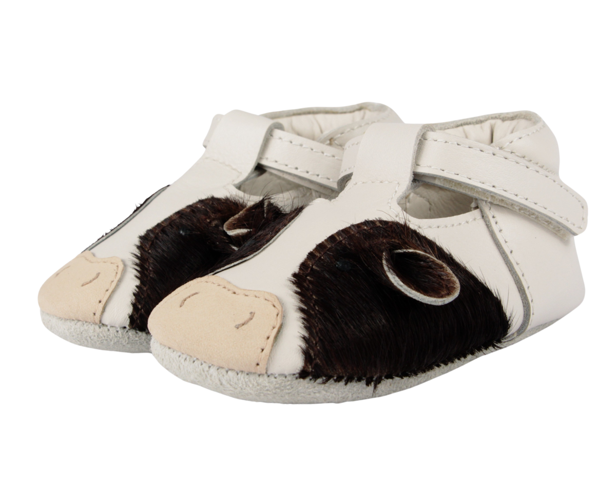 KIDS Donsje Spark Exclusive Cow Shoes Baby Shoes - Off White Leather - Image 3 of 6