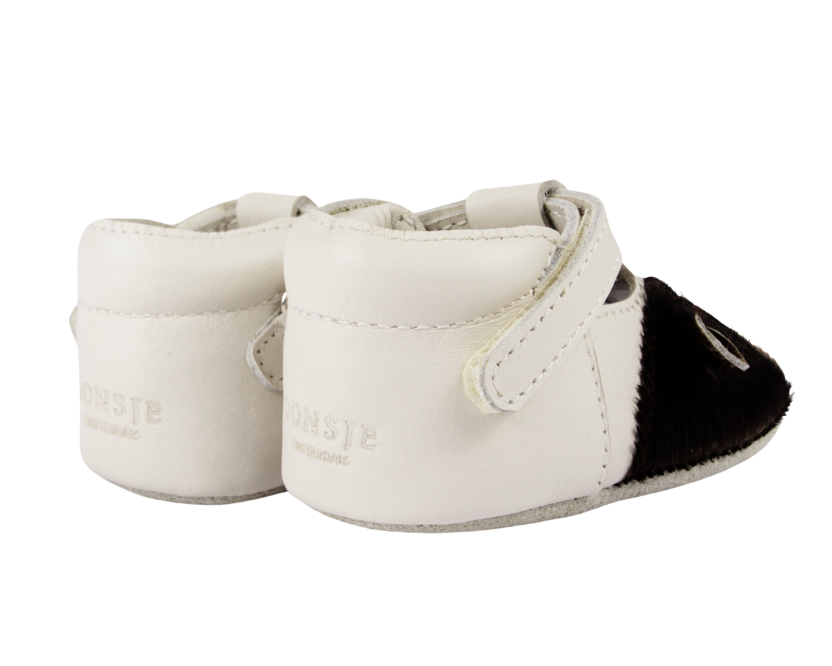 KIDS Donsje Spark Exclusive Cow Shoes Baby Shoes - Off White Leather - Image 4 of 6