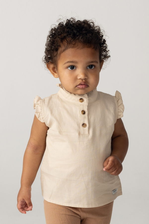 KIDS Donsje Teffi Blouse - Light Powder